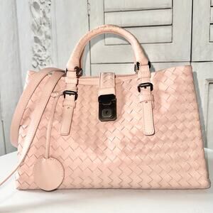 Bottega Veneta Nappa Intrecciato Small Roma Tote